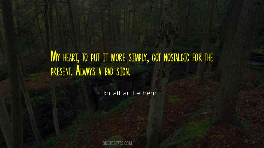 Jonathan Lethem Quotes #794448