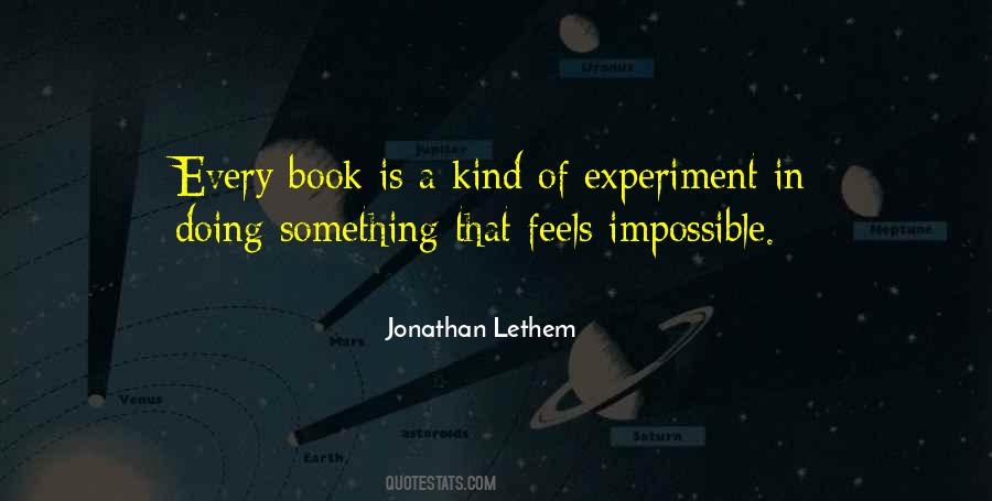 Jonathan Lethem Quotes #834922