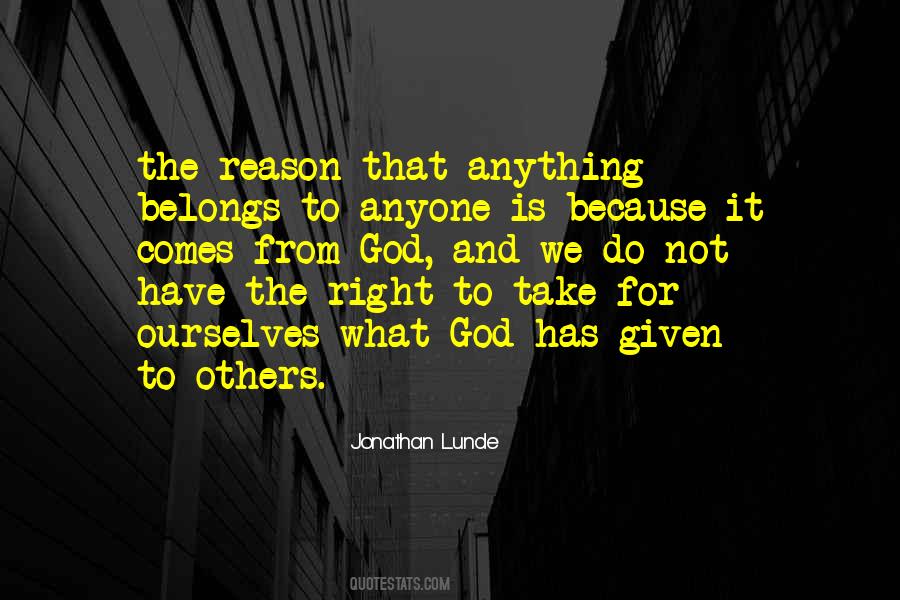 Jonathan Lunde Quotes #975633