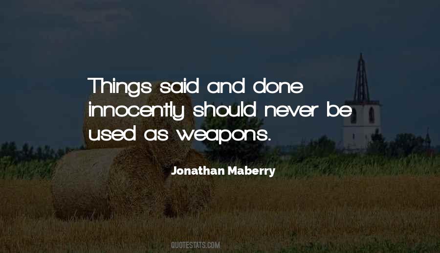 Jonathan Maberry Quotes #1389226