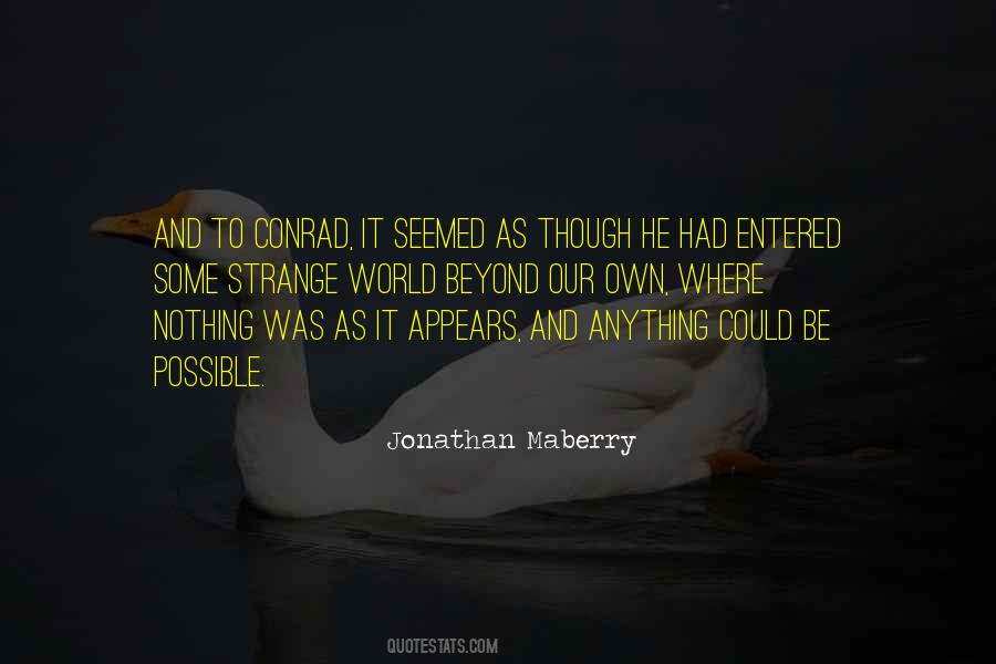 Jonathan Maberry Quotes #469293