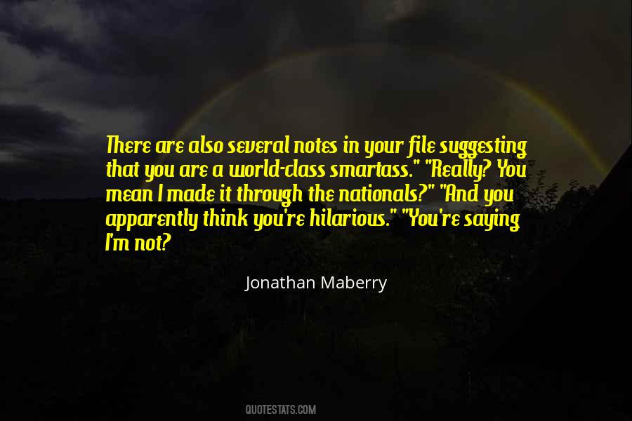 Jonathan Maberry Quotes #478171