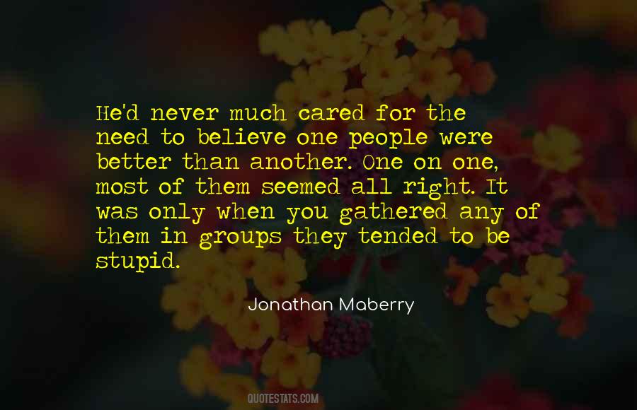 Jonathan Maberry Quotes #942175