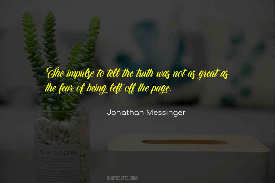 Jonathan Messinger Quotes #325273
