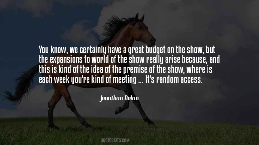 Jonathan Nolan Quotes #262488