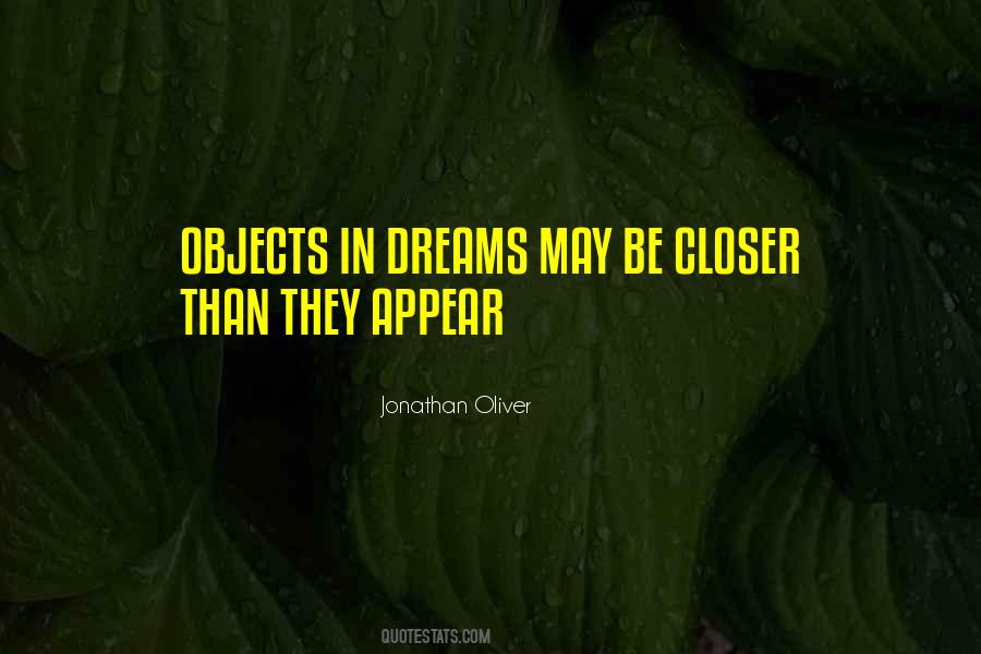 Jonathan Oliver Quotes #1795632