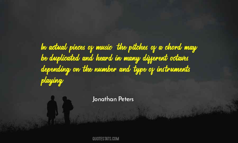 Jonathan Peters Quotes #1093502