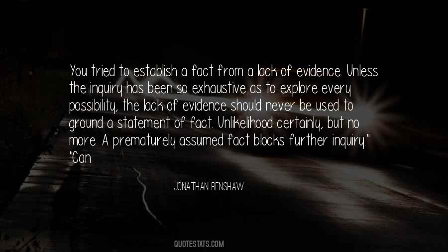 Jonathan Renshaw Quotes #1042546