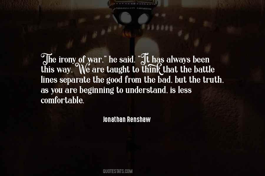 Jonathan Renshaw Quotes #1723298