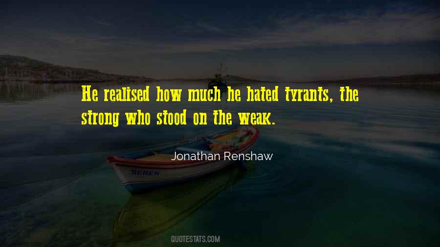 Jonathan Renshaw Quotes #208179