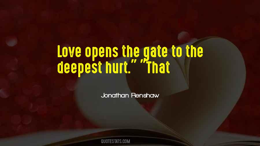 Jonathan Renshaw Quotes #23077