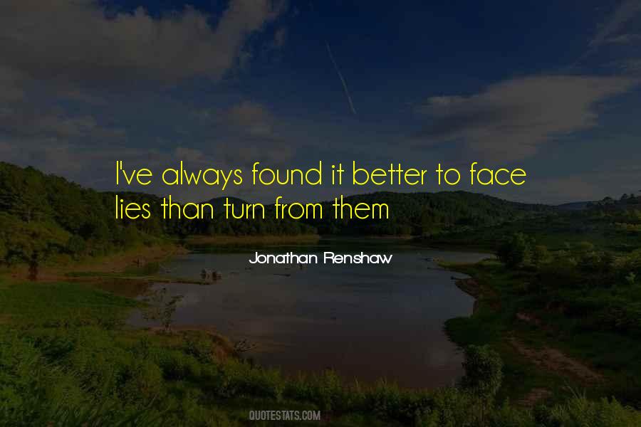Jonathan Renshaw Quotes #393737