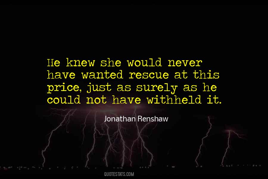 Jonathan Renshaw Quotes #676757