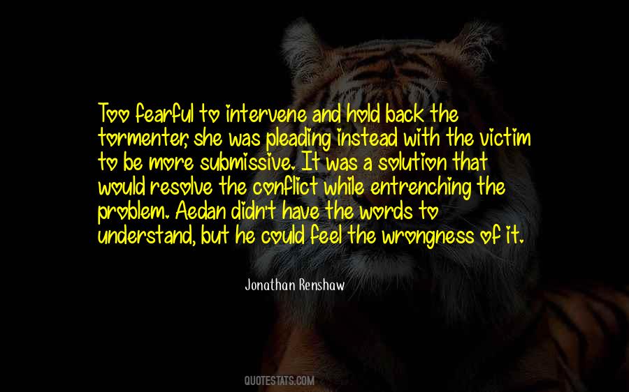 Jonathan Renshaw Quotes #74553