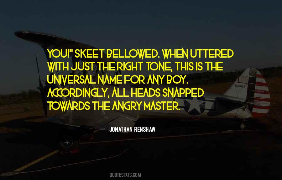 Jonathan Renshaw Quotes #819135