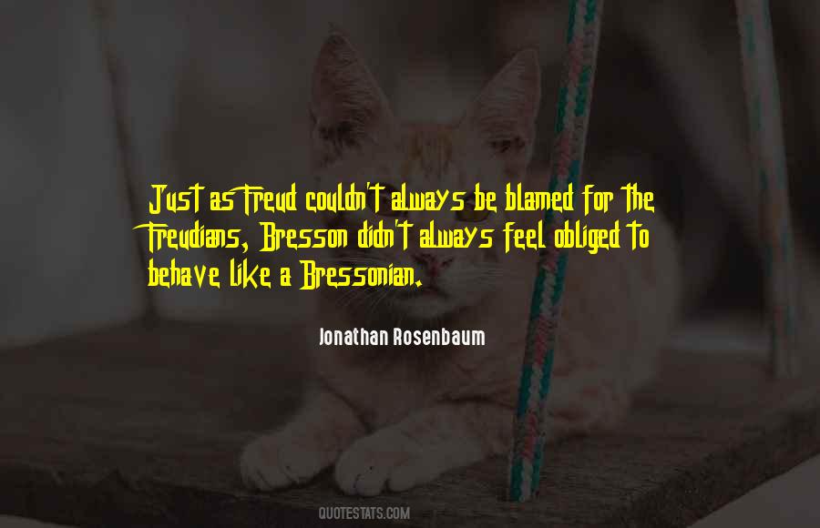 Jonathan Rosenbaum Quotes #1057736