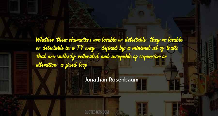 Jonathan Rosenbaum Quotes #321496