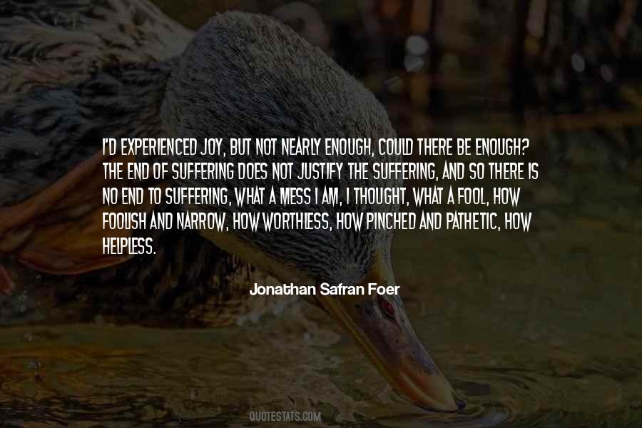 Jonathan Safran Foer Quotes #1208930