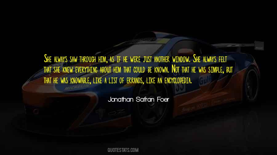 Jonathan Safran Foer Quotes #123485