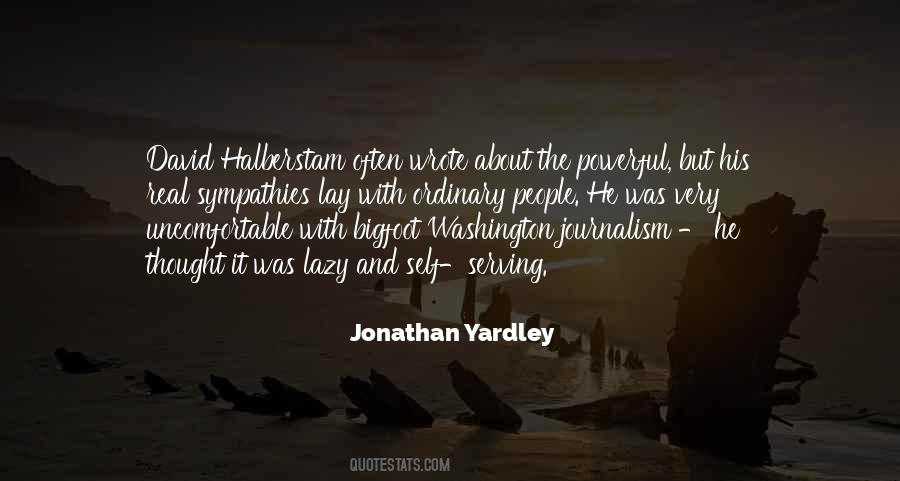 Jonathan Yardley Quotes #1169507