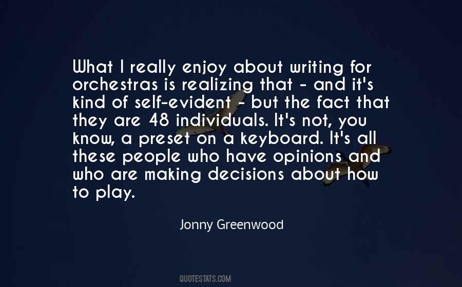 Jonny Greenwood Quotes #530414