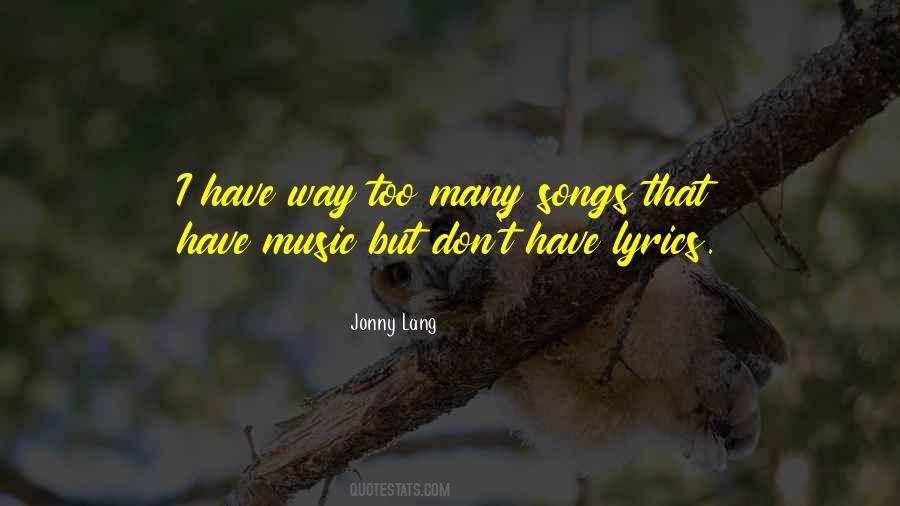 Jonny Lang Quotes #5466