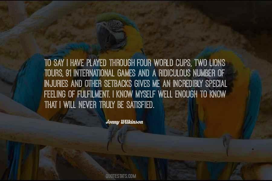 Jonny Wilkinson Quotes #1160384