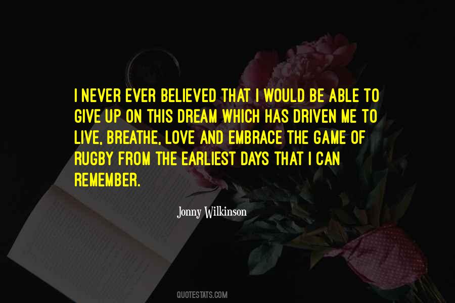 Jonny Wilkinson Quotes #1708967