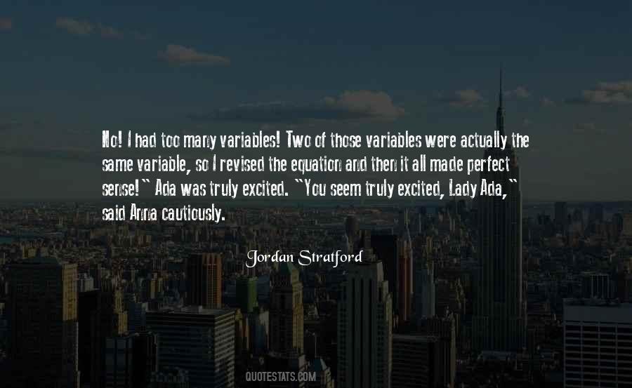 Jordan Stratford Quotes #385755