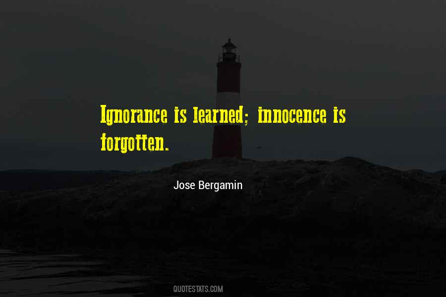 Jose Bergamin Quotes #296944