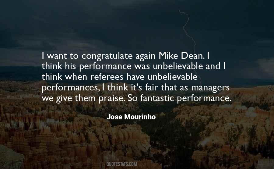 Jose Mourinho Quotes #1007214
