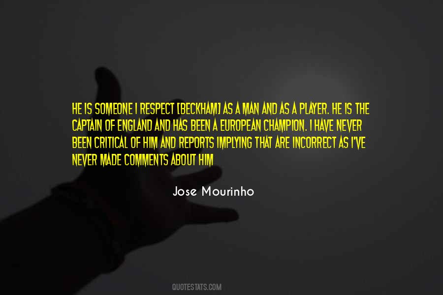 Jose Mourinho Quotes #1034523