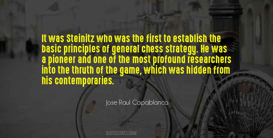 Jose Raul Capablanca Quotes #642546