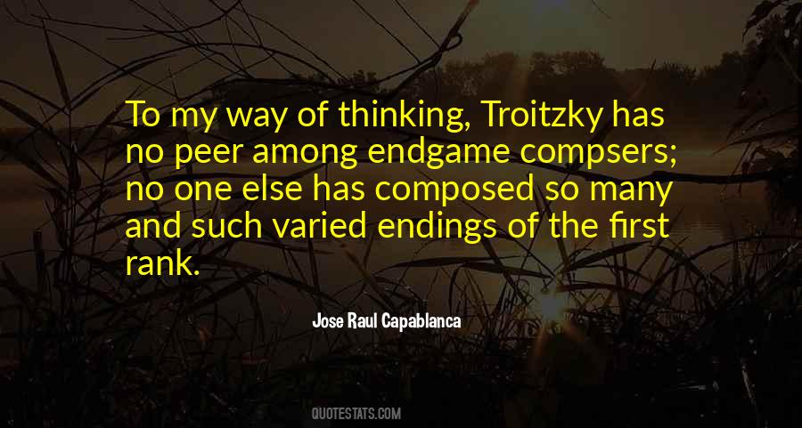 Jose Raul Capablanca Quotes #966960