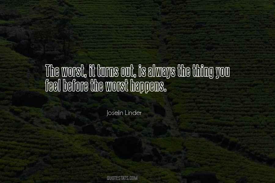 Joselin Linder Quotes #1002856