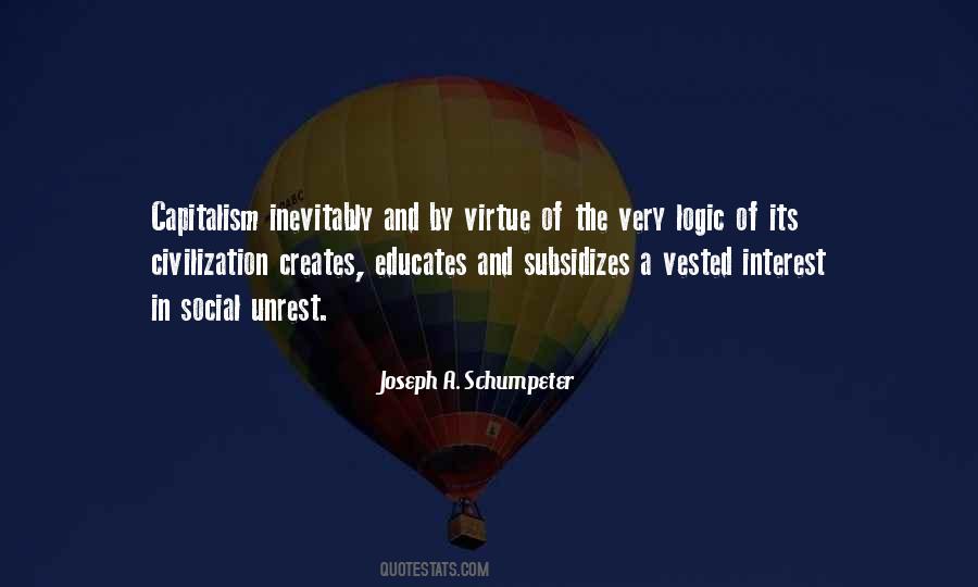 Joseph A. Schumpeter Quotes #789838