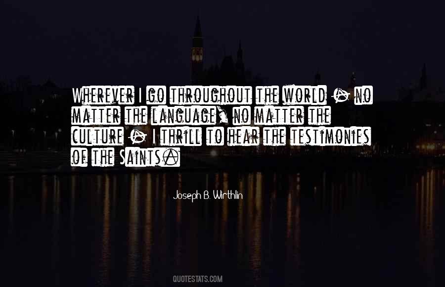 Joseph B. Wirthlin Quotes #1197333