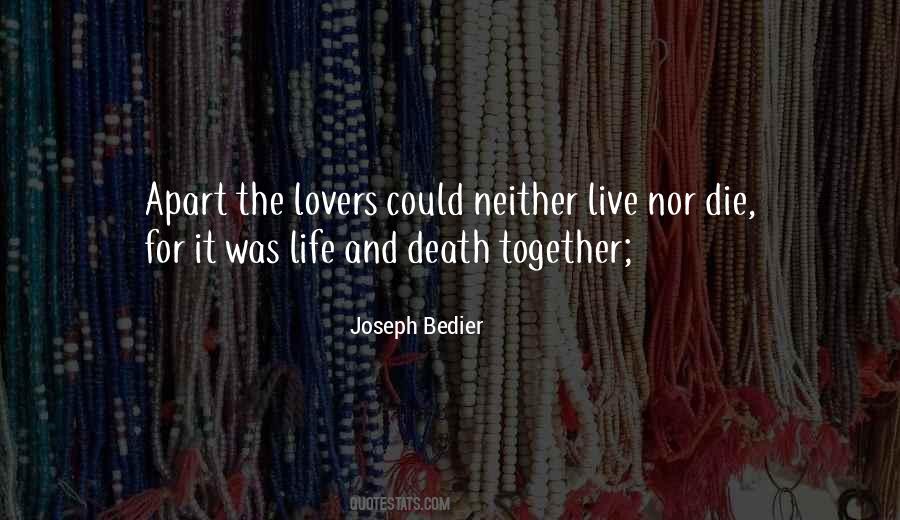 Joseph Bedier Quotes #181140