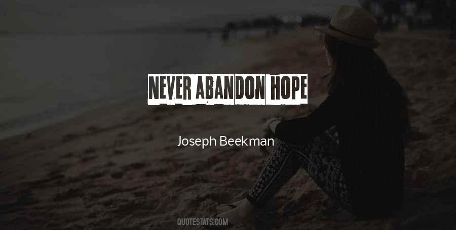 Joseph Beekman Quotes #297295