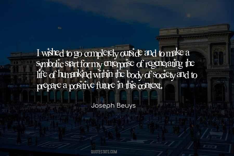 Joseph Beuys Quotes #139370