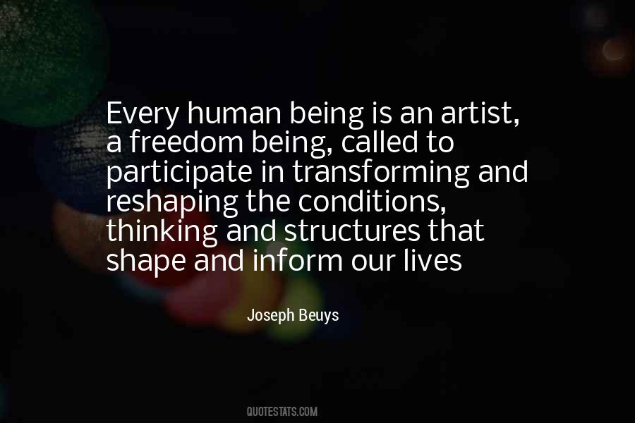 Joseph Beuys Quotes #1867830