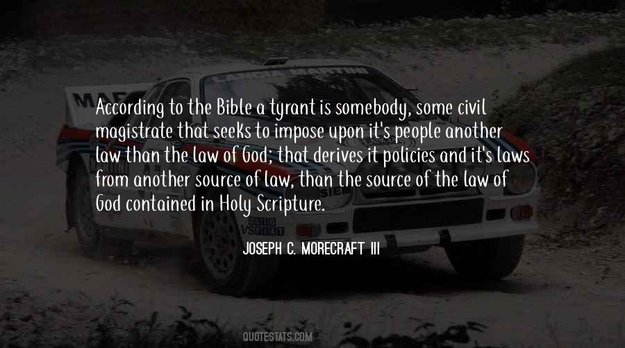 Joseph C. Morecraft III Quotes #595568