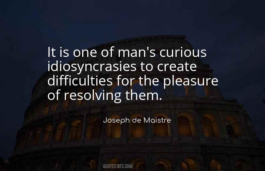 Joseph De Maistre Quotes #1780223
