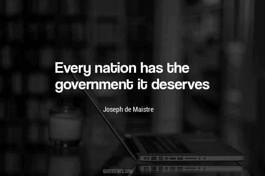 Joseph De Maistre Quotes #509465
