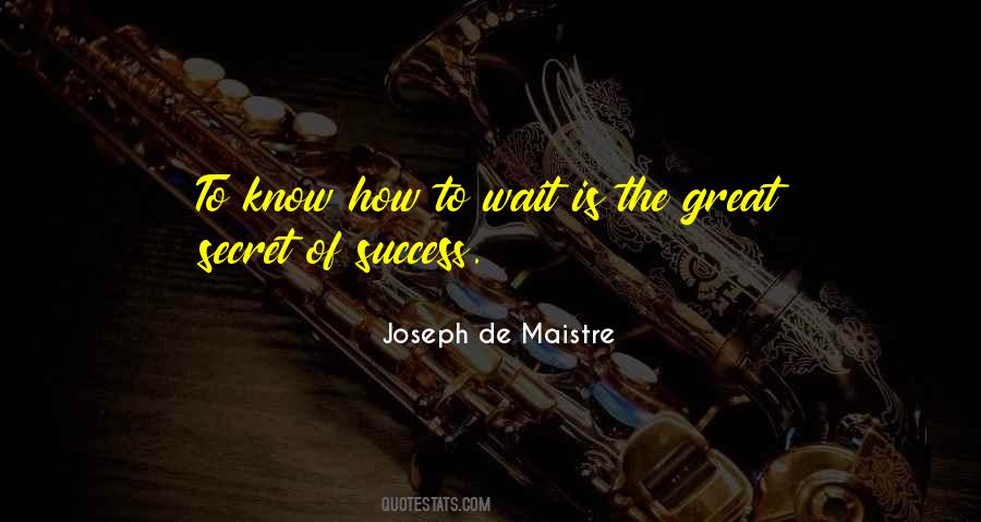 Joseph De Maistre Quotes #987640