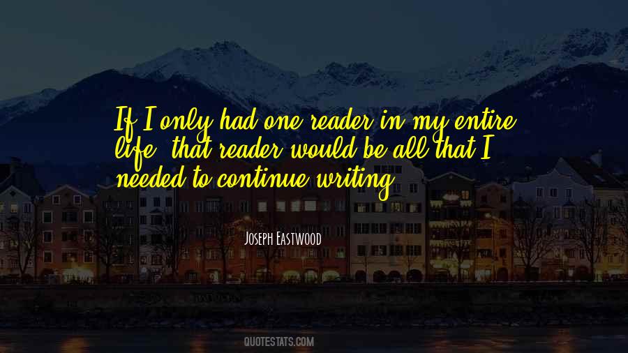 Joseph Eastwood Quotes #268106