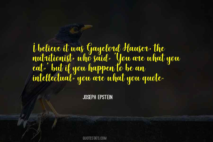 Joseph Epstein Quotes #1150129