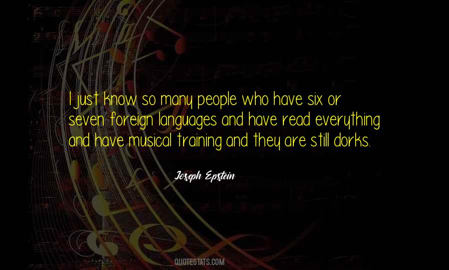 Joseph Epstein Quotes #1427579