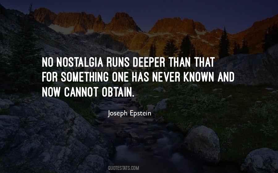 Joseph Epstein Quotes #1797552