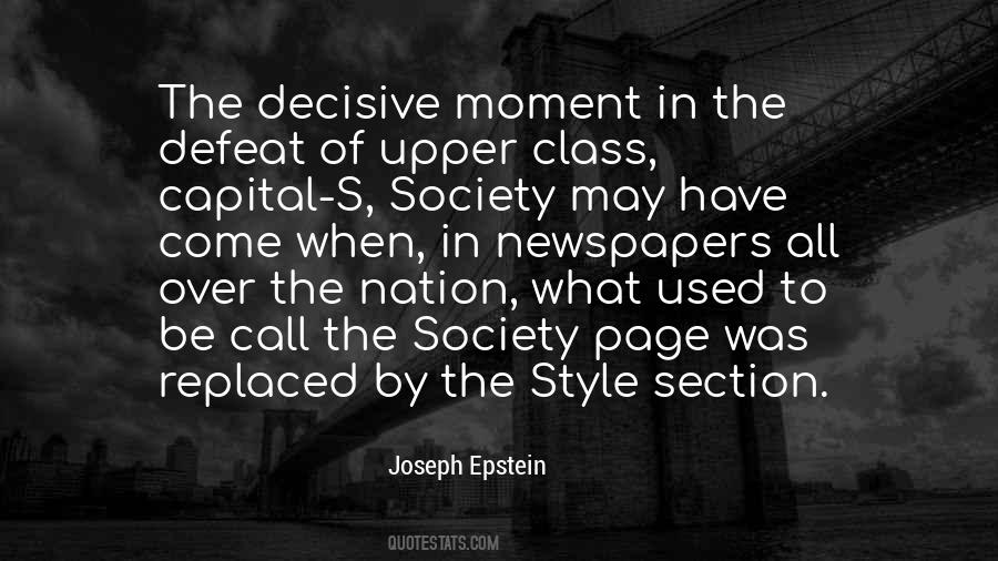 Joseph Epstein Quotes #1803414